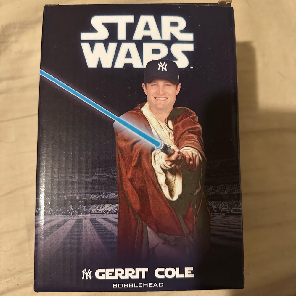 NIB Gerrit Cole - New York Yankees Star Wars Bobble Head